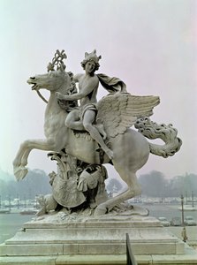 Merkúr a Pegasuson ("Le Cheval de Marly") 1701-02 (márvány)